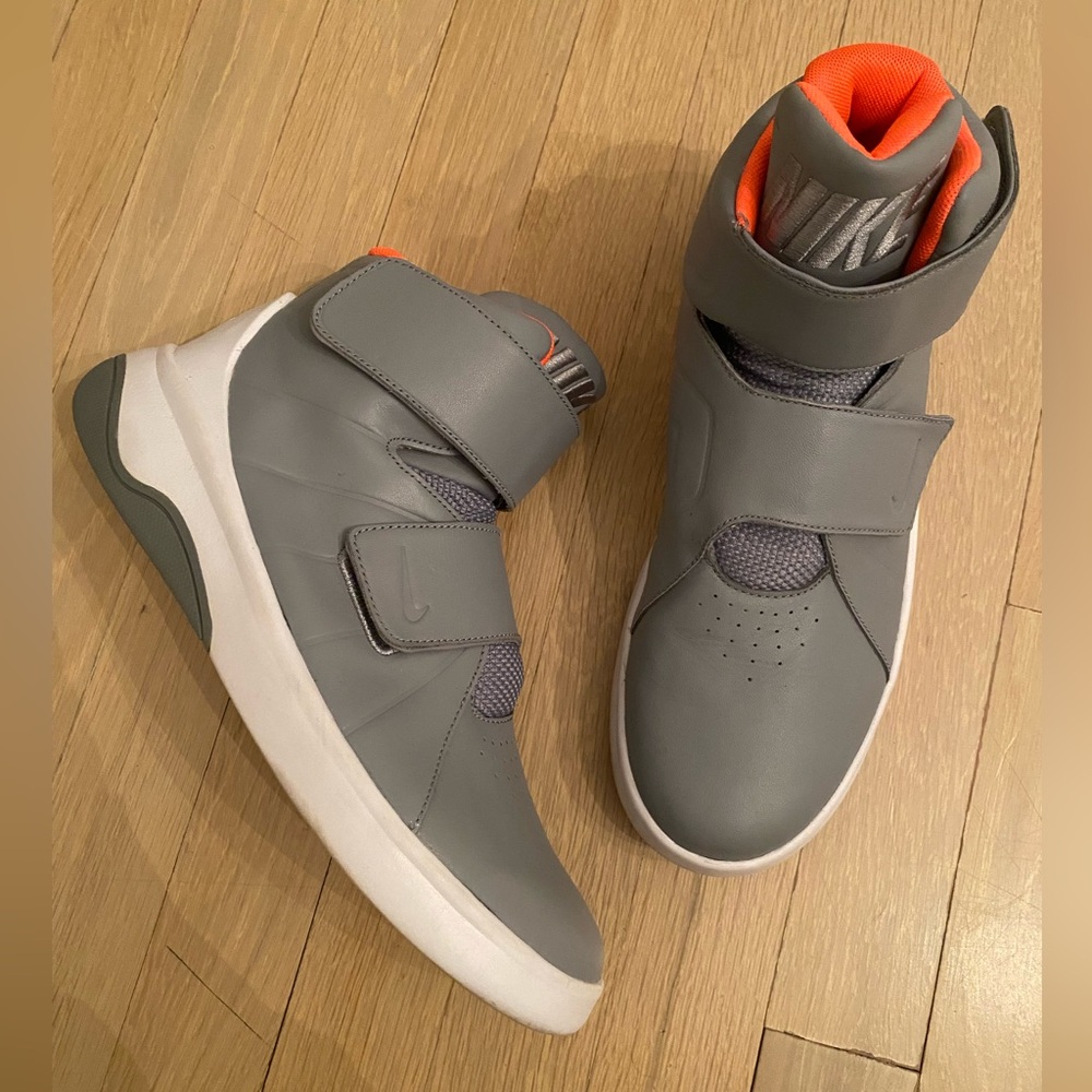 Nike Marxman Stealth Hot Lava Gray Hightop Sneakers Mens Size 7.5 832764-002